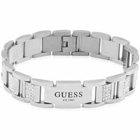 Bracciale Guess Uomo Frontiers in Acciaio Cubic Zirconia JUMB01 342JW ST